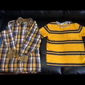 Boy’s Matching shirt set size 6-7-8